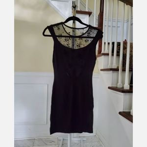 Forever 21 Black Bodycon Dress Backless